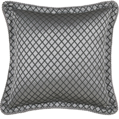 NEW Davinci Lancaster Square Cushion Silver 41x41cm