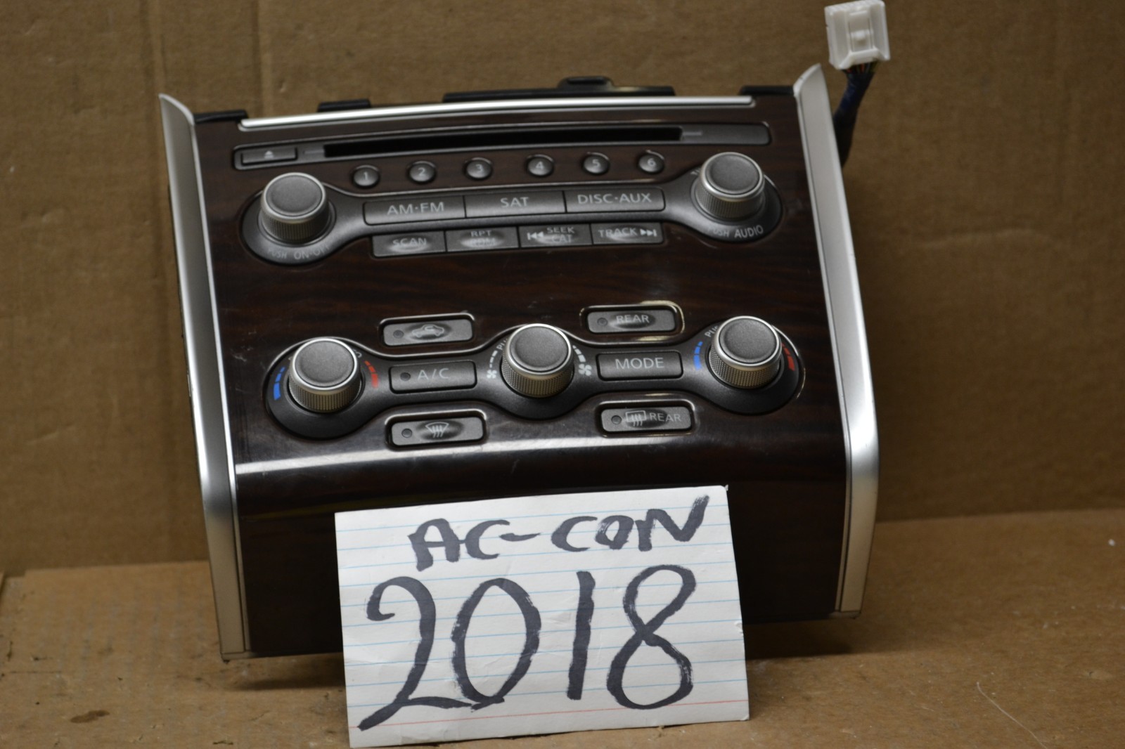 11 12 13 14 Nissan Maxima Audio Media AC and Heater Control Used Stock #2018-AC 