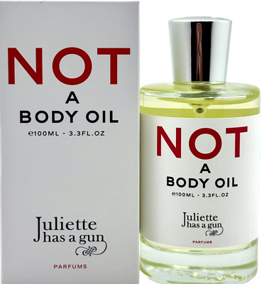 JULIETTE HAS A GUN NOT A PERFUME BODY OIL FOR WOMEN 3.3 Oz / 100 ml BRAND NEW!!!