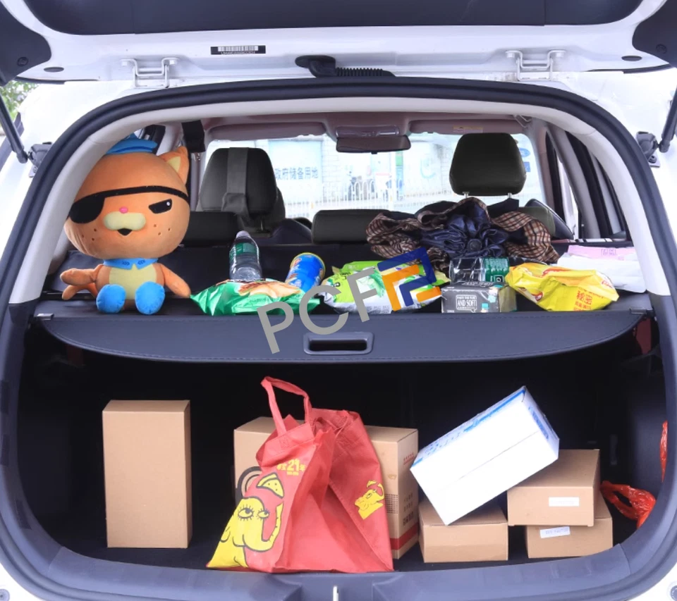 Cubierta deflector cortina lona almacenamiento maletero vehículo Ford Explorer 2020-2023 apta para Foto 3 de 4