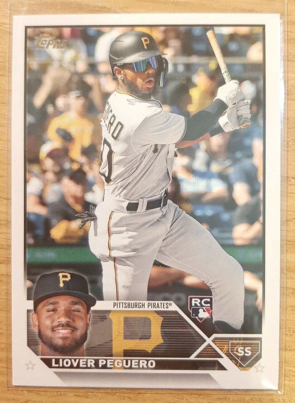 2023 TOPPS LIOVER PEGUERO ROOKIE #238 PITTSBURGH PIRATES