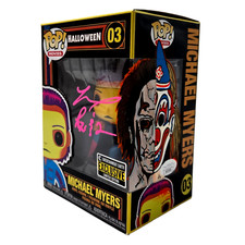 Michael Myers Signed Funko Halloween Tyler Mane Remarque Sketched Art JSA COA