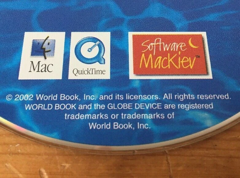Homeschool Software World Book Ed Encyclopedia 2003 CD 7.0 o 7.2 Mac OS X Foto 4 de 4