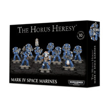 Warhammer 30k Horus Heresy 40k Space Marine MK IV Tactical Squad 10 NOS