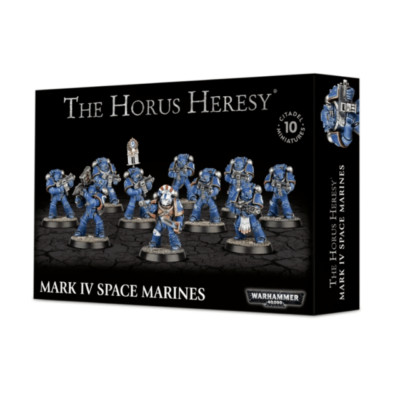 Warhammer 30k Horus Heresy 40k Space Marine MK IV Tactical Squad (10) NOS