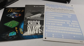 Panasonic 3DO Shock Wave Long Box w/ 1 insert Manual and Reg Card TESTED