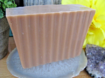 New LARGE Handmade Natural Hot Cocoa & Cream Fragrance HAND CUT Bar Soap