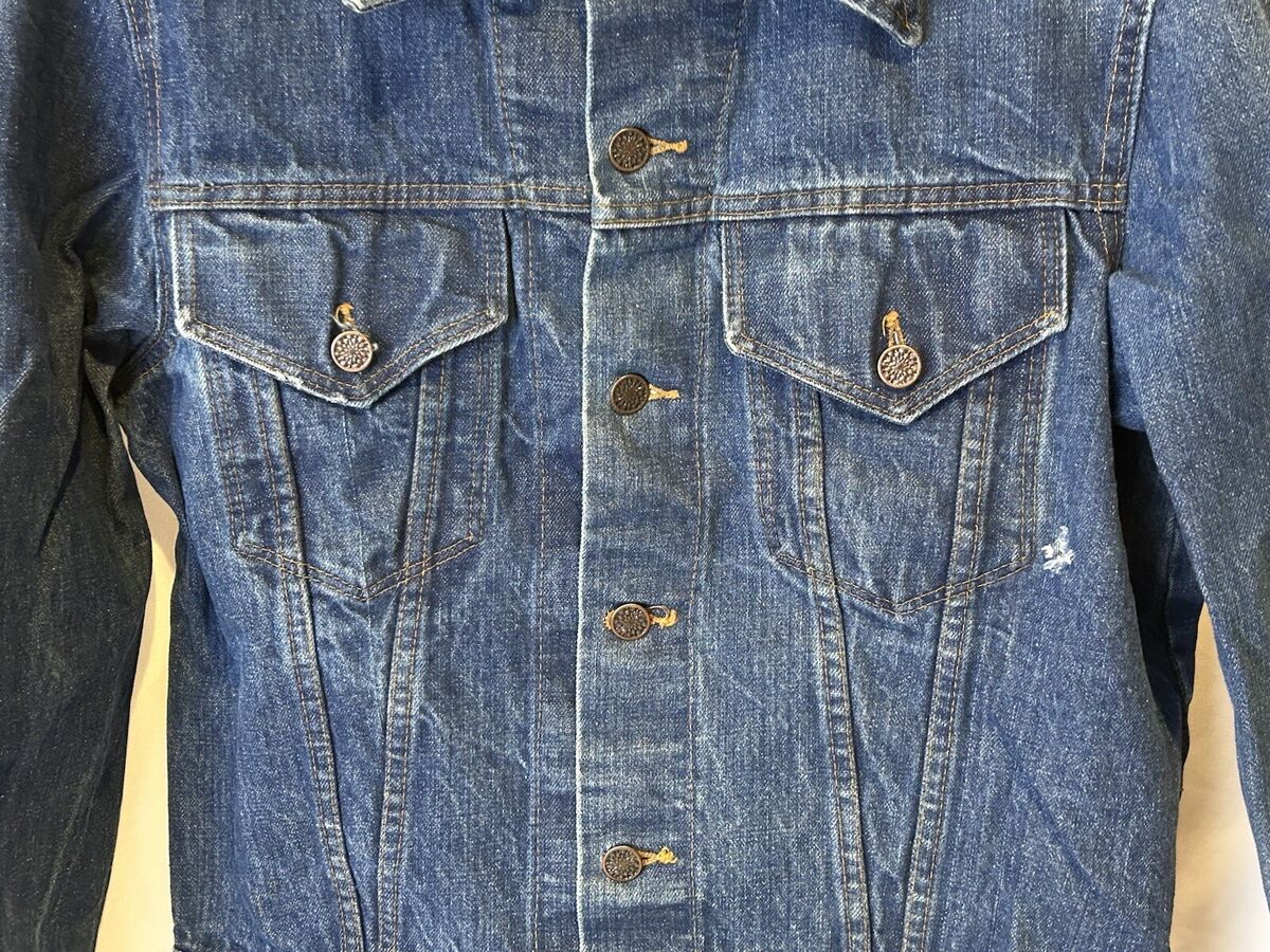 Vintage 1960's Sears Jeans Joint Denim Jacket, Men's Med 38 Vintage 1960's Sears Jeans Joint Denim Jacket, Men's Med 38