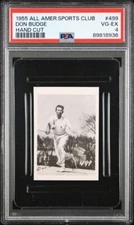 PSA 4 DON BUDGE TENNIS 1955 ALL AMERICAN SPORTS CLUB #499 HAND CUT GRADED *TPHLC