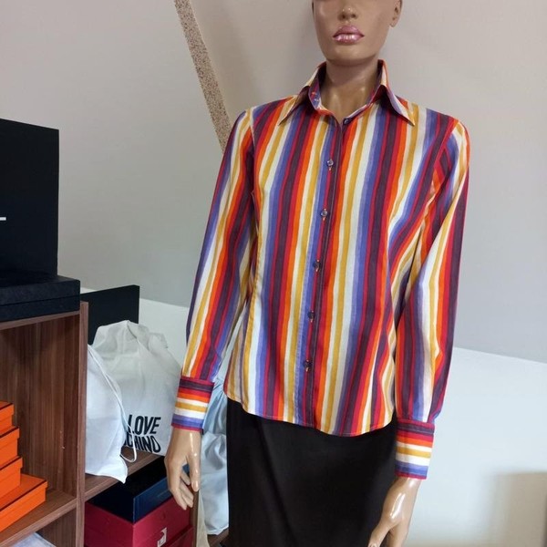 Women Etro Shirt Multicolor Cotton 36