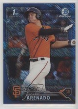 2016 Bowman Chrome Prospects Blue Shimmer Refractor Jonah Arenado #BCP240 1b8