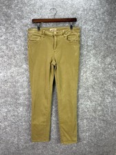 KUT From The Kloth Catherine Boyfriend Jeans Womens 12 Green Stretch Denim Pants