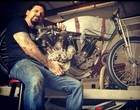 FRAME ONLY* motorized race bike custom board track Racer cruiser SCRATCHED* sale — photo 9