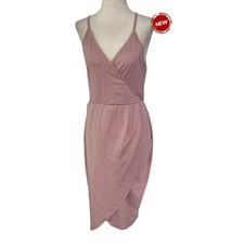Alya Light Rose Bodycon Francescas Dress Women Size Large NWT MSRP $44 | 65-11