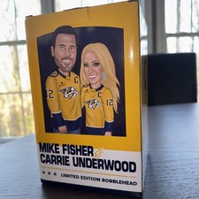 Nashville Predators Mike Fisher & Carrie Underwood Limited Edition Bobblehead