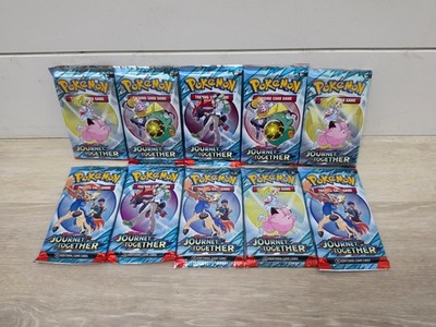 (Lot of 10) Pokémon Booster Packs Pokemon Scarlet & Violet Journey Together NEW