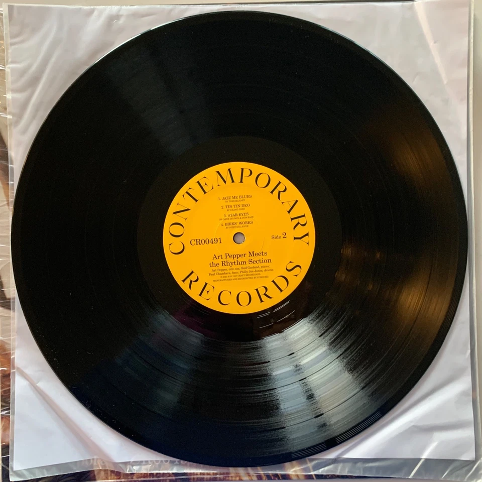 Art Pepper – Meets The Rhythm Section - 2023 US RSD MONO 180G Vinyl LP - NM/NM - Image 4 of 4
