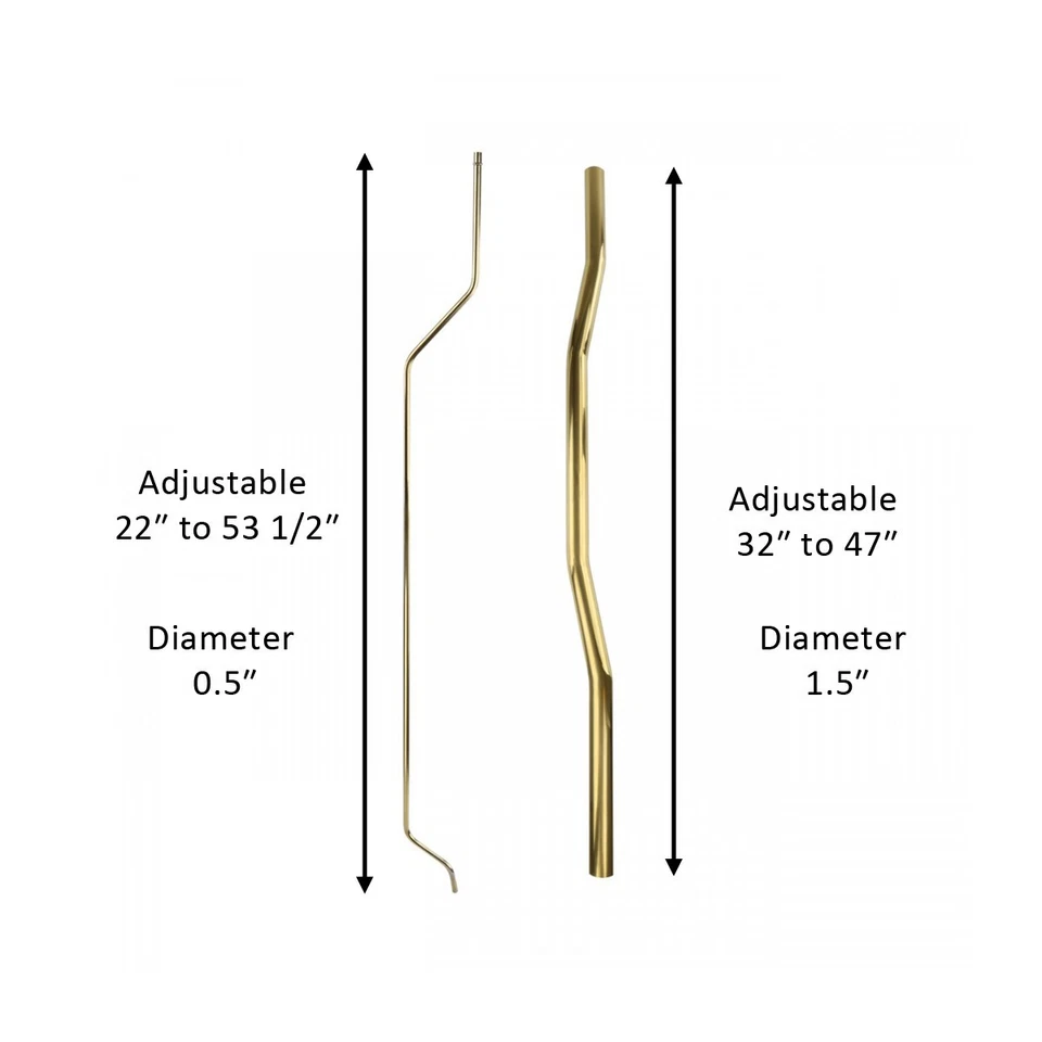 Stainless Steel/Brass Toilet Supply Line Part PVD Finish Renovators Supply - Image 2 of 4