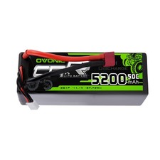 3s Lipo Battery 50C 5200mAh 11.1V Lipo Battery with Dean-Style T RC Car Truck...