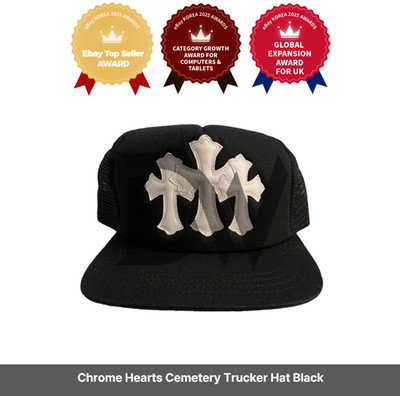 Chrome Hearts Cemetery Trucker Hat Black / Express / Original