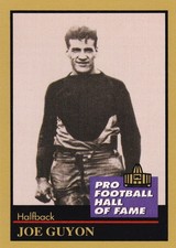 Joe Guyon Canton Bulldogs HOF Enor 54 Football Card 1991 Georgia Tech