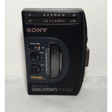  Tested Radio Works Only Sony Walkman FM/AM Cassette Personal Player WM-FX38 