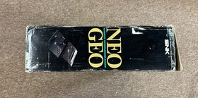 SNK Neo Geo AES NGH Silver System/Console Retail Box/Packaging &bull; Japan *NO UNIT*