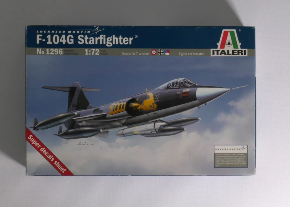 F-104G STARFIGHTER Italeri 1/72 + Decals Tauro Model 72/561 - Immagine 2 di 4