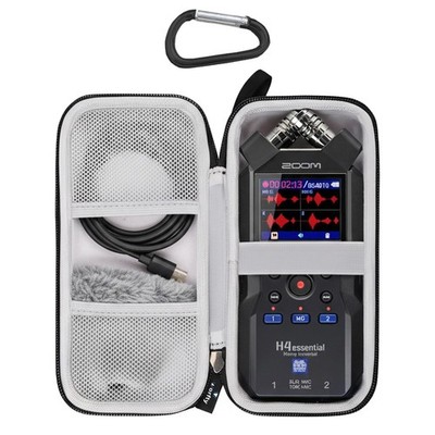 worfty for Zoom H4essential 4-Track Handy 7.87 x 3.74 x 2.56 inches, Black 