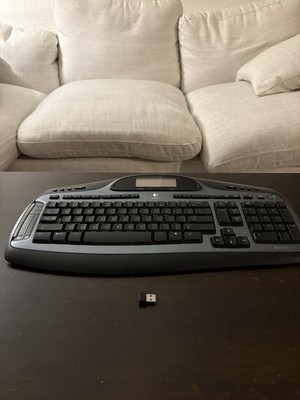 Logitech MX5000 Bluetooth Desktop Keyboard W/ Receiver *TESTED & WORKS
