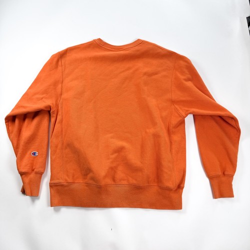 Vintage Clemson Tiger Logo Orange Champion Reverse Weave Sweatshirt Large - Picture 8 of 10