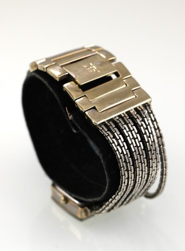 Anne Klein Orologio Donna Diamante Acciaio Inox Oro Argento Wr Batt White Quarzo - Foto 2 di 6