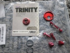 Team Losi XXX-S Trinity Red Alloy Motor/Body Mounts Gear Adapter