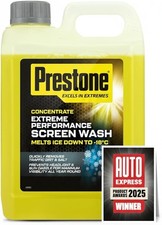 Prestone Screenwash Concentrate 2.5L, Screen Wash For Cars - Winter, High Perfor 2.89 per litre