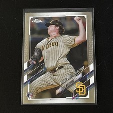 2021 Topps Chrome Update Series - Ryan Weathers Rookie Card #USC15 Padres. rookie card picture