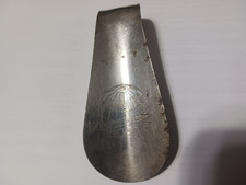 Vintage Hanover Shoe Co Steel Shoehorn- Greatest Shoe Value On Earth -used