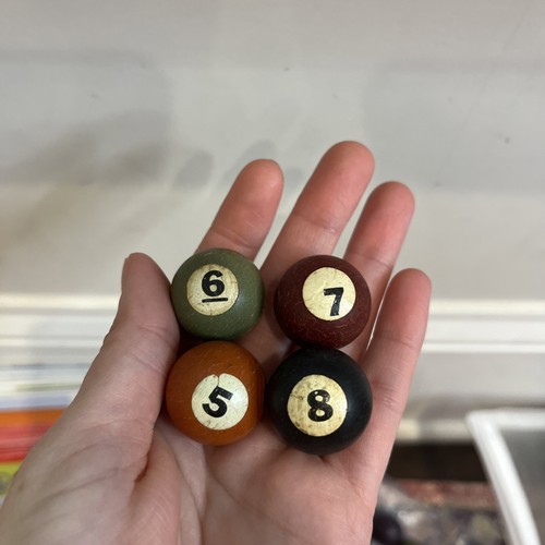 Vintage Set of 16 Solid Color BAKELITE Billiard Balls - Picture 3 of 5