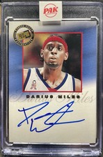 2002 Press Pass Darius Miles Auto On Card Autograph Pre-owned