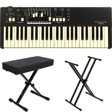 Hammond M-Solo Portable Organ Essentials Bundle - Black