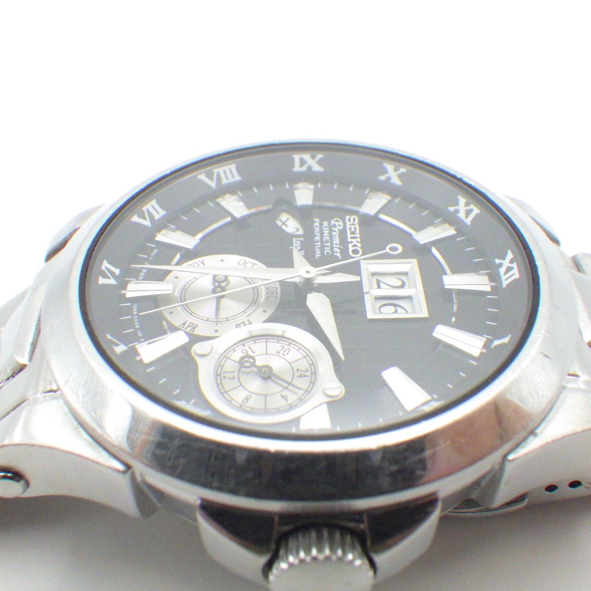 EXC+++* Seiko Premier Kinetic Perpetual 7D48-0AA0 Vintage Kinetic