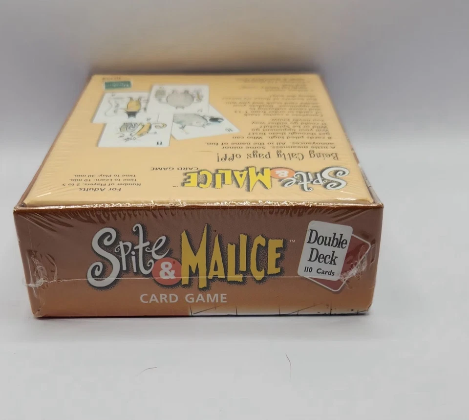 Spite and Malice Card Game Parker Brothers Hasbro 2002 Complete NEW SEALED - Image 4 of 4