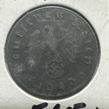 1940 Germany 10 Reichspfennig WW2 Nazi Era Coin
