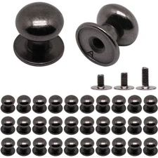 YuGtcen 32pcs Mini Drawer Pulls, 0.37inch Small Knobs for Jewelry Box, Metal ...