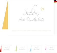 Edition Seidel Set 50 Premium Tischkarten Tischkärtchen Platzkarten