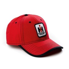 International Harvester Logo Patch Red Twill Cap, IHBA23