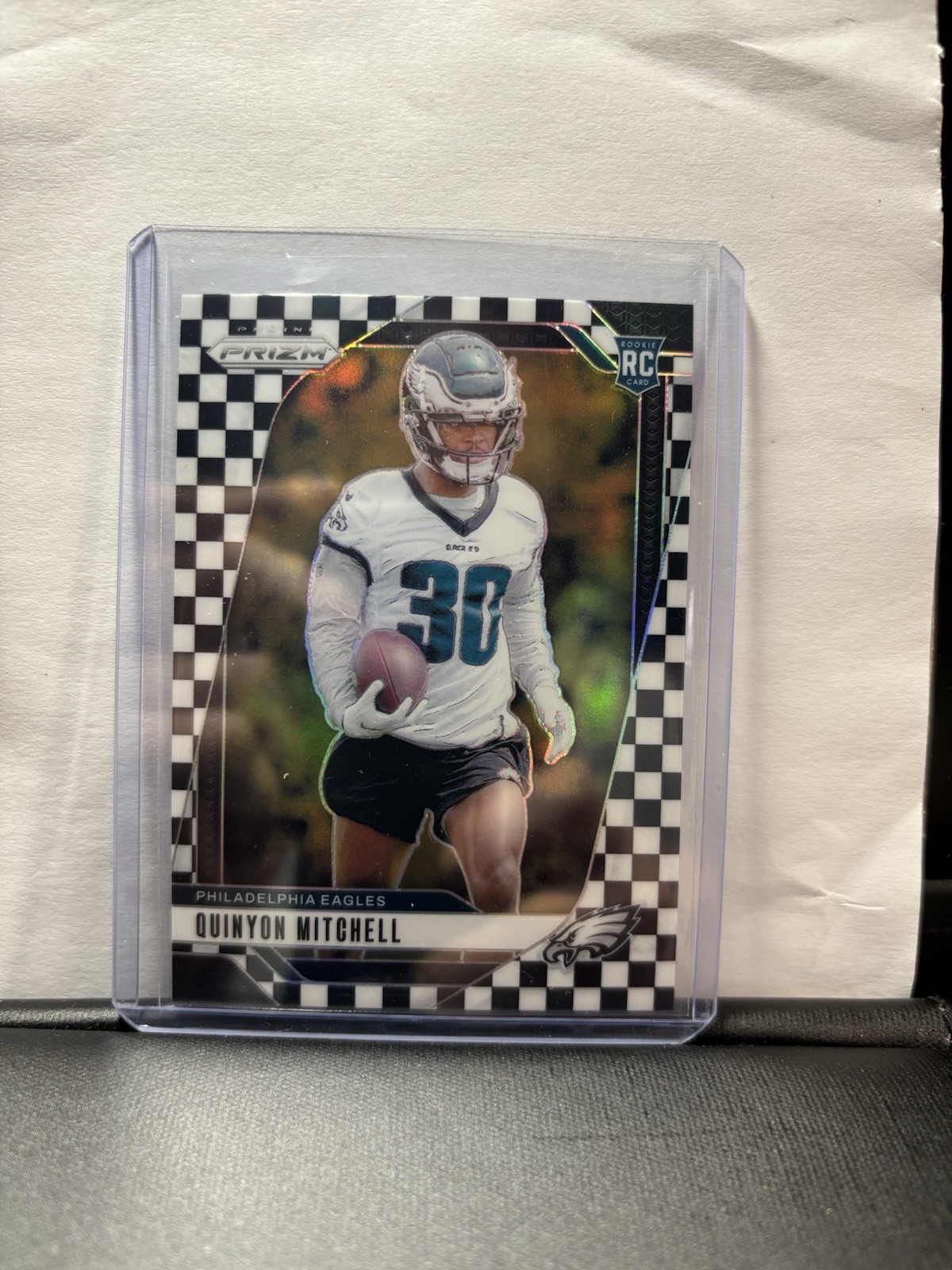 2024 Panini Prizm - Rookies Quinyon Mitchell #381 Black & White Checker Prizm...