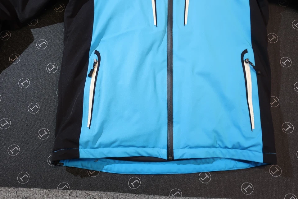 Waveboard Skijacke Herren, Gr. XL,  schwarz-blau,    Top Zustand - Bild 4 von 4