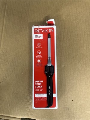 Revlon Perfect Heat Triple Ceramic Curling Iron 1/2 in Silky Smooth Spiral Curls