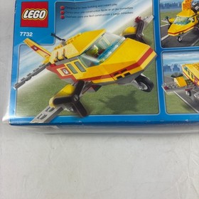 LEGO City 7732 Air Mail Plane Special Edition w/ Minifigure & Cart 88-Piece Set