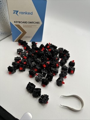 Ranked Keyboard Switches - 65 Mechanical Keyboard Switches Keys Sealed Box